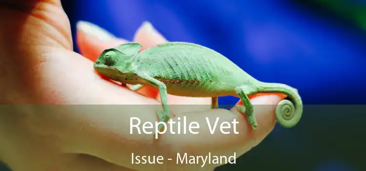 Reptile Vet Issue - Maryland